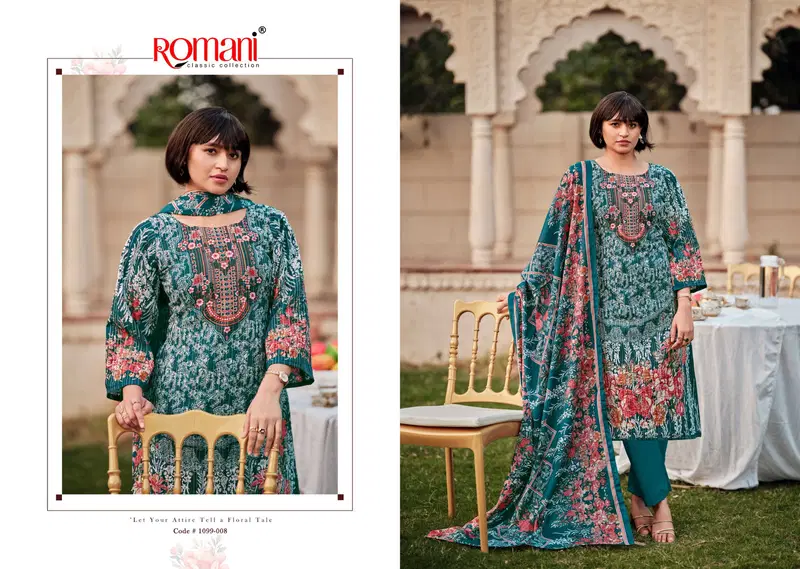 Romani Saniya Soft Cotton Digital Printed Dress Material